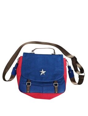 Marvel Loungefly Captain America Endgame Crossbody Tote Bag 13x12